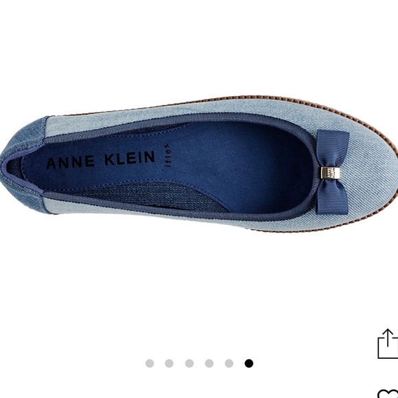 Anne Klein Emerald Denim ballet Flats 6.5 - Picture 13 of 13